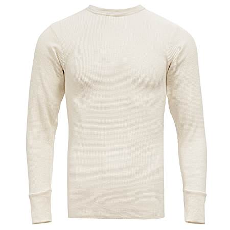 Men's Natural Traditional Long John Long Sleeve Shirt