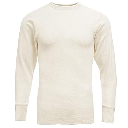 Men's Natural Raschel Heavyweight Long Sleeve Shirt