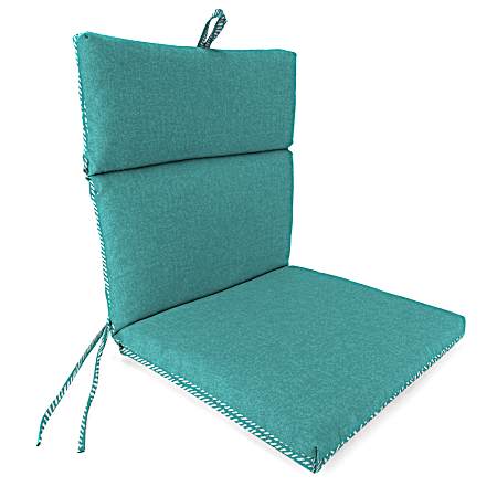 Universal Chair Cushion - Teal Lines