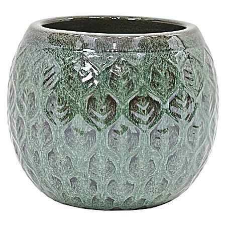 15 in. Leaf Round Pot