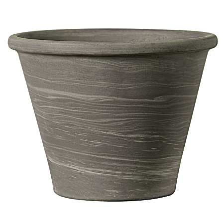 14.6 in.Vasum Graphite Duo Clay Pot