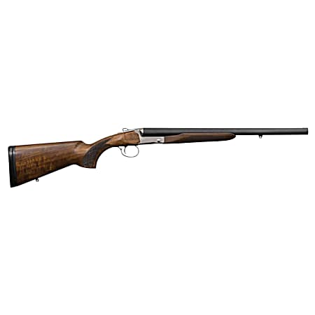 Charles Daly 930114 512T Coach 12 Gauge 2rd 3 20 Matte Blued Steel Side by Side Barrel, Silver Steel Receiver, Oiled Walnut Fixed Checkered Stock & Forend, Includes 5 Choke Tubes