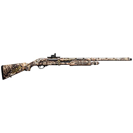 Chiappa Firearms 930308T 335 Turkey Full Size 12 Gauge Pump 3.50 5+1 26 Mossy Oak Country DNA Chrome Lined Vent Rib Barrel, Picatinny Rail Aluminum Receiver & Fixed Synthetic Stock, Red Dot 4 MOA