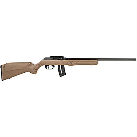 Rossi RS22W2111B RS22  22 WMR 10+1 21, Matte Black Barrel/Rec, Brown Fixed Monte Carlo Stock, Optics Mount