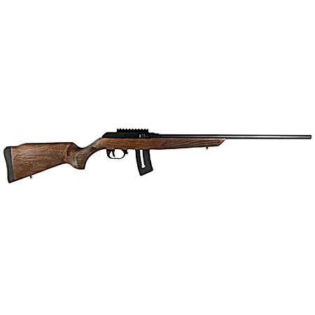 Rossi RS22W2111WD RS22  Full Size 22 WMR 10+1 21 Matte Black Steel Barrel, Matte Black Picatinny Rail Steel Receiver, Fixed Hardwood Stock