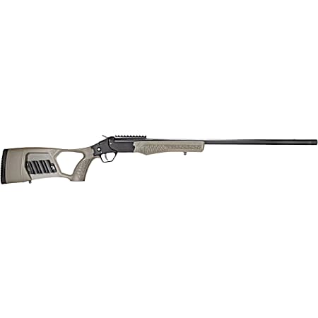 Rossi SSP20TKY Tuffy Turkey 20 Gauge 1rd 26 Alloy Steel Barrel & Receiver w/Matte Black Finish, Synthetic OD Green Fixed Thumbhole Stock w/Shell Holder, Ambidextrous (Youth)