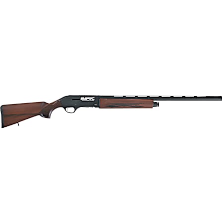 Escort HEAS122805W2 Escort WS  Full Size 12 Gauge Semi-Auto 3 4+1 28 Black Chrome Vent Rib Barrel, Black Anodized Grooved Aluminum Receiver, Adjustable Turkish Walnut Stock