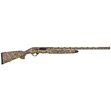 Escort HEPS122805BL PS  Full Size 12 Gauge Semi-Auto 3 4+1 28 Mossy Oak Bottomland Vent Rib Barrel, Grooved Aluminum Receiver, Adjustable Mossy Oak Bottomland Synthetic Stock, Right Hand