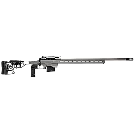 Savage Arms 57557 110 Elite Precision 6.5 Creedmoor 10+1 26 Matte Stainless, Matte Black Rec, Gray Cerakote Adjustable MDT ACC Aluminum Chassis Stock