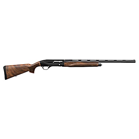Retay USA GORPLBLK26 Gordion Upland Inertia Plus 12 Gauge with 26 Deep Bore Drilled Barrel, 3 Chamber, 4+1 Capacity, Polished Jet Black Metal Finish & Turkish Walnut Stock Right Hand (Full Size)