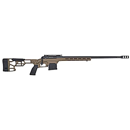 Savage Arms 57565 110 Precision 300 Win Mag 5+1 24, Matte Black Rec/Barrel, Flat Dark Earth Cerakote MDT LSS XL Chassis, Polymer Grip