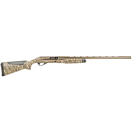 Silver Eagle Arms FOR1228BLBRNZ Foris  12 Gauge 3.5 3+1 28, Burnt Bronze Cerakote Barrel/Rec, Mossy Oak Bottomland Furniture, Oversized Controls, Fiber Optic Sight, 5 Chokes & Hard Case Included