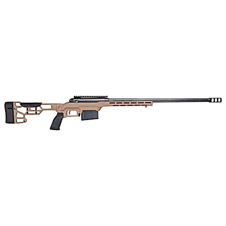Savage Arms 57695 110 Precision 308 Win 10+1 20, Matte Black Rec/Barrel, Flat Dark Earth Cerakote MDT LSS XL Chassis, Polymer Grip, Left Hand