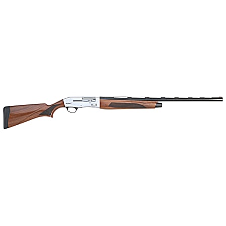 TriStar 24263 Viper G2 Pro Full Size 410 Gauge Semi-Auto 3 5+1 28 Black Vent Rib Barrel, Silver Steel Receiver, Fixed Turkish Walnut Stock, Beretta/Benelli Mobil Chokes, Right Hand