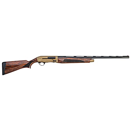 TriStar 24266 Viper G2 Pro Full Size 16 Gauge Semi-Auto 2.75 5+1 28 Black Vent Rib Barrel, Bronze Cerakote Steel Receiver,Fixed Turkish Walnut  Stock, Beretta/Benelli Mobil Chokes, Right Hand