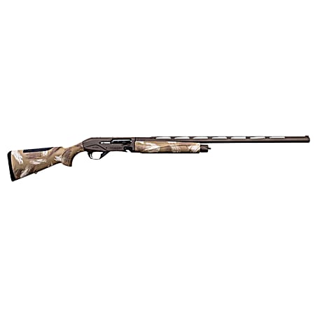 Weatherby XSL1228SMG Sorix  Full Size 12 Gauge Semi-Auto 3.50 2+1 28 Burnt Bronze Cerakote Vent Rib Barrel & Drilled & Tapped Steel Receiver, Slough Camo Synthetic Stock w/Adj Shim, Ambidextrous