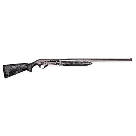 Weatherby XST1228MAG Sorix  Full Size 12 Gauge Semi-Auto 3 2+1 28 Gray Cerakote Vent Rib Barrel & Drilled & Tapped Steel Receiver, Storm Camo Synthetic Stock w/Adj Shim, Ambidextrous