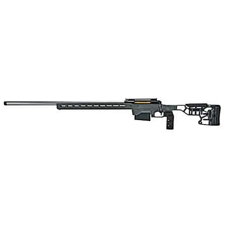 Savage Arms 57703 110 Elite Precision 6.5 Creedmoor 10+1 26 Matte Stainless, Matte Black Rec, Gray Cerakote Adjustable MDT ACC Aluminum Chassis Stock, Left Hand (MB Not Included)