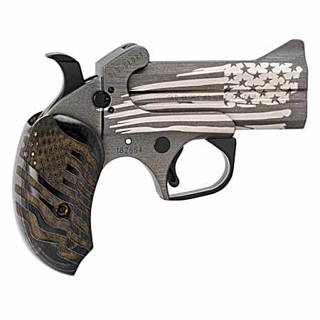 Bond Arms BAOG Old Glory  45 Colt (LC)/410 Gauge 3.50 2 Round American Flag Stainless Steel Cerakote