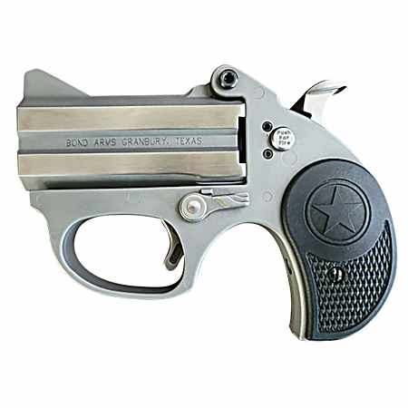 Bond Arms BASRS Stinger  380 ACP 2rd 2.5 Matte Stainless Barrel, Anodized Frame, Blade Front/Fixed Rear Sights, Black Rubber Grip, Manual Safety
