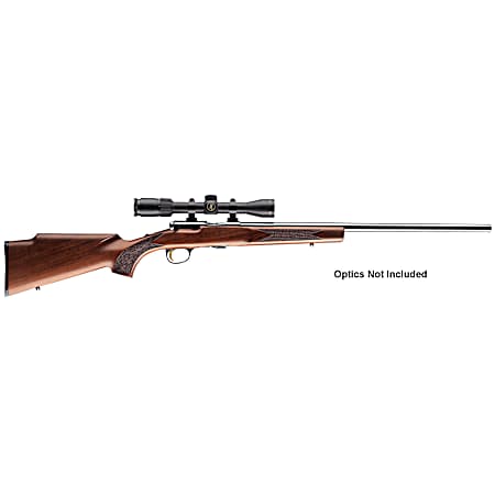 Browning 025176202 T-Bolt Target/Varmint 22 LR 10+1 22 Heavy Target Barrel, Polished Blued Steel Receiver, Satin Walnut Stock With Monte Carlo Comb, Optics Ready, Scope NOT Included