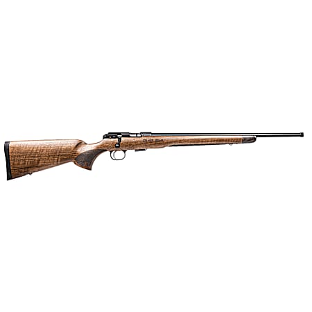CZ-USA 02373 CZ 457 Royal Full Size 22 LR 5+1 20.50 Black Nitride Black Nitride Steel Receiver Walnut Fixed American Style w/Decorative Forend Tip Stock Right Hand