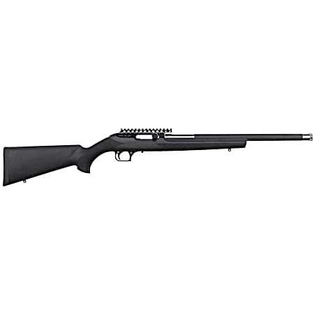 Magnum Research SBA17HMH Magnum Lite  17 HMR 19 Black Steel Threaded Barrel, Black Fixed Hogue OverMolded Stock