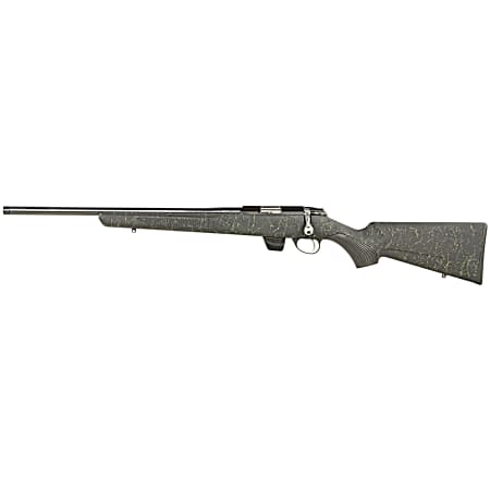Tikka JRT1XRT409 T1X Roughtech 17 HMR 10+1 20 Blued Threaded Barrel, Blued Drilled & Tapped Receiver, Emerald Roughtech Synthetic Stock, Left Hand