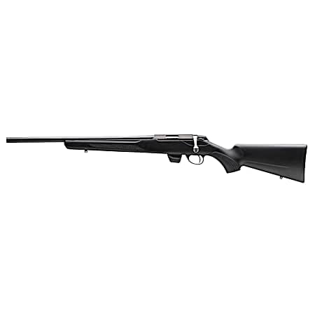 Tikka JRT1X409 T1X MTR Full Size 17 HMR 10+1 20 Black Threaded Barrel, Black Drilled & Tapped Stainless Steel Receiver, Black Fixed Synthetic Stock, Left Hand