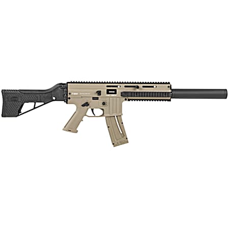 Mauser Rimfire 4150024 M-15 SD Full Size 22 LR 22+1 16.50 Black Tan Steel Receiver Side Folding w/Adj Cheekrest Black Synthetic Stock Right Hand