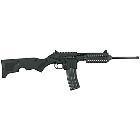 Kel-Tec SU22CABLK SU-22  Full Size 22 LR 26+1 16.10 Black Barrel Black Polymer Receiver Black Fixed Stock w/Storage Compartment Right Hand