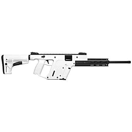 Kriss USA KV22CAP00 Vector CRB Gen2 Full Size 22 LR 10+1 16 Black Chrome Moly Barrel Alpine Cerakote Aluminum Receiver Apline White 6 Position Stock Right Hand