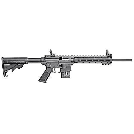 Smith & Wesson 10207 M&P15-22 Sport *CT,MA,MD,NJ Compliant 22 LR Caliber with 10+1 Capacity, 16.50 Barrel, Matte Black Metal Finish & Fixed CAR Black Synthetic Stock Right Hand