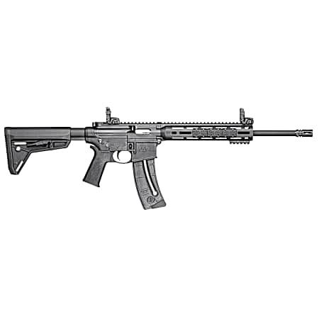 Smith & Wesson 10213 M&P15-22 Sport 22 LR Caliber with 25+1 Capacity, 16.50 Barrel, Matte Black Metal Finish & Adjustable Magpul MOE SL Black Stock Right Hand
