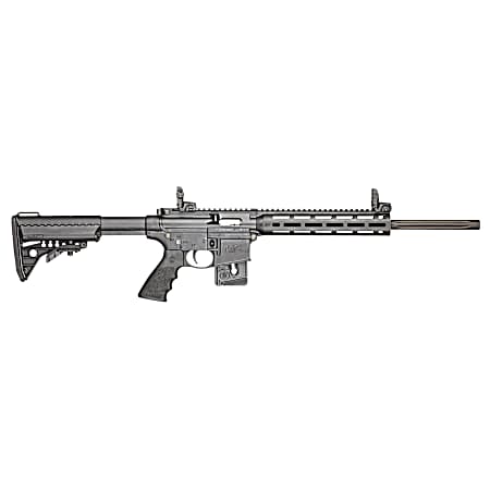 Smith & Wesson 11507 M&P15-22 Performance Center Sport *MA,MD,NJ Compliant 22 LR Caliber with 10+1 Capacity, 18 Barrel, Matte Black Metal Finish & Fixed Vltor Black Synthetic Stock Right Hand
