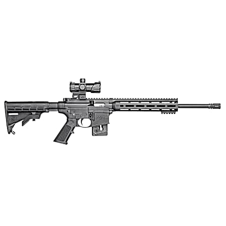 Smith & Wesson 12723 M&P15 Sport OR 22 LR 10+1  16.50 Carbon Steel Barrel, Adjustable 6 Position Stock, M&P100 4MOA Red/Green Dot, A2 Flash Hider, Functioning Charging Handle, 2 Position Safety