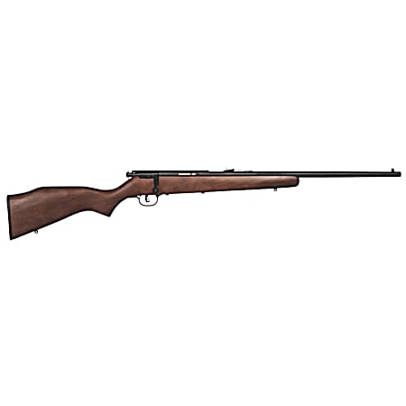 Savage Arms 17000 Mark I G Full Size 22 Long/22 Short/22 LR 1rd 21 Matte Black Carbon Steel Barrel, Matte Black Drilled & Tapped Carbon Steel Receiver, Satin Hardwood Fixed Stock, Right Hand