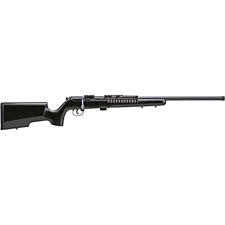 Savage Arms 25752 Mark II TRR-SR Full Size 22 LR 5+1 22 Matte Black Heavy Fluted Barrel, Matte Black Picatinny Rail Carbon Steel Receiver, Matte Black Tactical Wood Stock, Right Hand