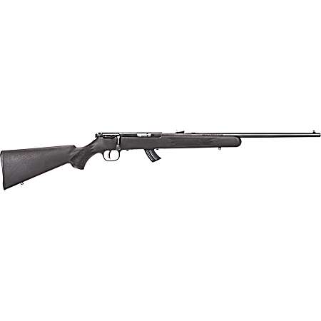 Savage Arms 26702 Mark II F Full Size 17 HM2 10+1 21 Matte Black Button Rifled Barrel, Matte Black Drilled & Tapped Carbon Steel Receiver, Matte Black Fixed Synthetic Stock, Right Hand