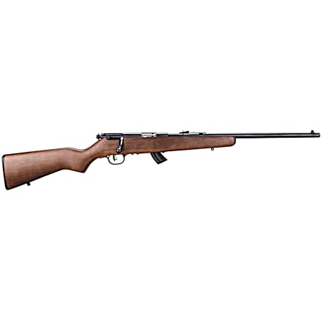 Savage Arms 60703 Mark II G Youth 22 LR 10+1 19 Matte Black Button Rifled Barrel, Matte Black Drilled & Tapped Carbon Steel Receiver, Satin Brown Fixed Wood Stock, Right Hand