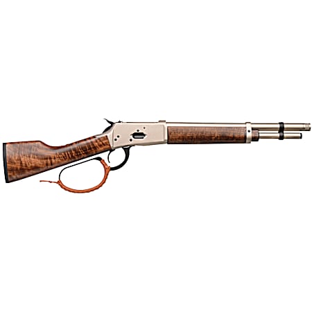 Gforce Arms GFLVR357PN Saddlehorn  357 Mag 5+1 12 Nickel Threaded Barrel & Receiver, Turkish Walnut Stock & Forend, Thread Protector