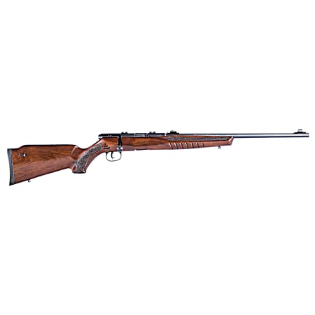 Savage Arms 70510 B22 G Full Size 22 WMR 10+1 21 Matte Black Sporter Barrel, Matte Black Drilled & Tapped Carbon Steel Receiver, Satin Hardwood Fixed Sporter Stock, Right Hand