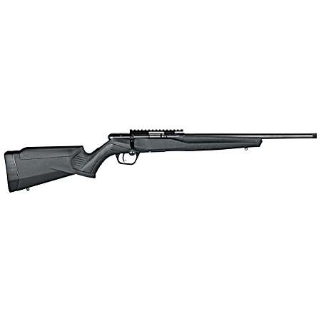 Savage Arms 70803 B Series FV-SR Full Size 17 HMR 10+1 16.25 Matte Black Heavy Threaded Barrel, Matte Black Picatinny Rail Carbon Steel Receiver, Matte Black Fixed Synthetic Stock, Right Hand