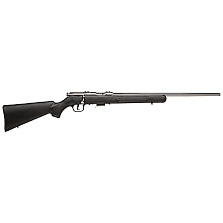 Savage Arms 91700 93 FSS Full Size 22 WMR 5+1 21 Matte Sporter Barrel, Matte Drilled & Tapped Stainless Steel Receiver, Matte Black Fixed Synthetic Stock, Right Hand