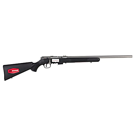 Savage Arms 94700 93 FVSS Full Size 22 WMR 5+1 21 Matte Heavy Barrel, Matte Drilled & Tapped Stainless Steel Receiver, Matte Black Fixed Synthetic Stock, Right Hand
