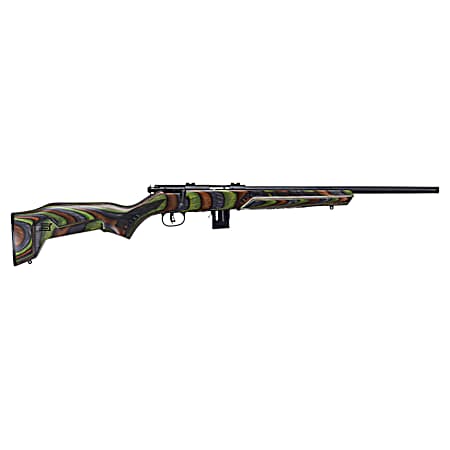 Savage Arms 96636 93R17 Minimalist Full Size 17 HMR 10+1 18 Matte Black Threaded Carbon Steel Sporter Barrel, Matte Black Carbon Steel Receiver, Boyd's Minimalist OD Green Laminate Stock, Right Hand
