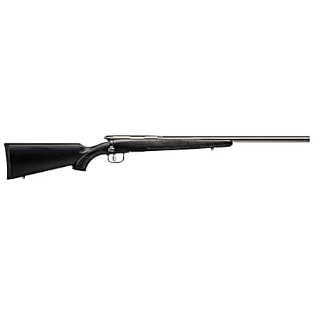 Savage Arms 96915 B.MAG  Full Size 17 WSM 8+1 22 Matte Heavy Barrel, Matte Drilled & Tapped Stainless Steel Receiver, Matte Black Fixed Synthetic Stock, Right Hand