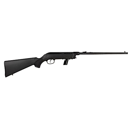 Savage Arms 40210 64 Takedown Full Size 22 LR 10+1 16.50 Black Satin Sporter Barrel, Satin Black Drilled & Tapped Carbon Steel Receiver, Matte Black Fixed Synthetic Stock, Left Hand