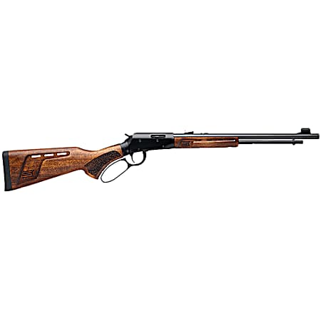 Savage Arms 46120 Revel Deluxe Full Size 22 WMR 9+1 18 Black Satin Threaded Barrel, Black Cerakote Drilled & Tapped Aluminum Receiver, Satin Walnut Fixed Stock, Right Hand