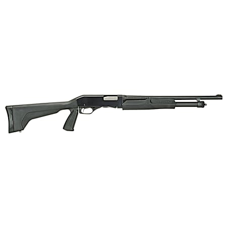 Stevens 22438 320 Security 20 Gauge 3 5+1 18.50 Matte Blued Carbon Steel Barrel, Black Fixed Pistol Grip Stock Ambidextrous, Bead Sight